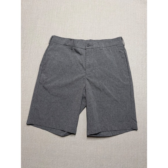 PGA Tour Other - PGA Tour Mens Heather Grey Flat Front Golf Performance Shorts Size 32 Stretch